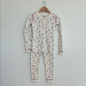 Hanna Andersson Snowman Santa Bear Long John Set Size EU 150‎ US 12 EUC